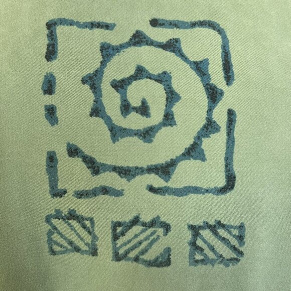 Vintage Jessica Howard Woman Size 18 Dress Long Midi Maxi Blue Green Sleeveless - Picture 7 of 10